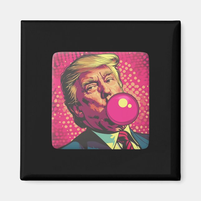 Imán Trump 2024 Bubble Gum Pop (Frente)