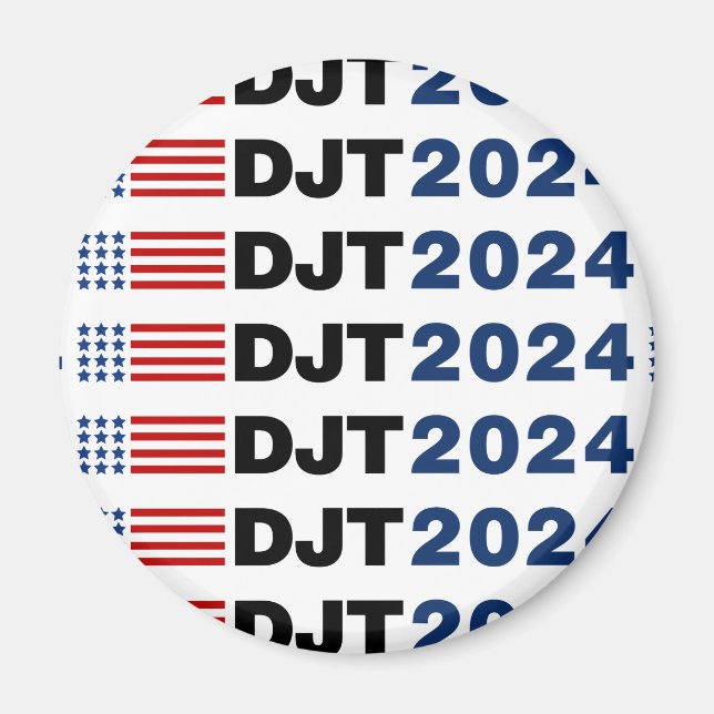 Imán Trump 2024 DJT (Frente)