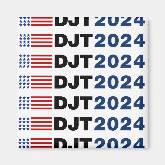 Imán Trump 2024 DJT (Frente)