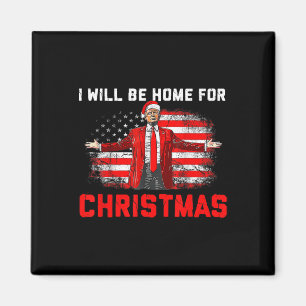Imán Trump 2024 Estaré en casa para Navidades Trump Nav