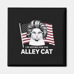 Imán Trump 2024 Estoy votando por el republicano gato c