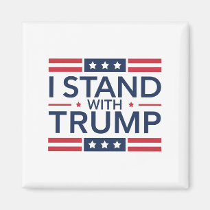 Imán Trump 2024 Me pongo con Trump apoyo al presidente 