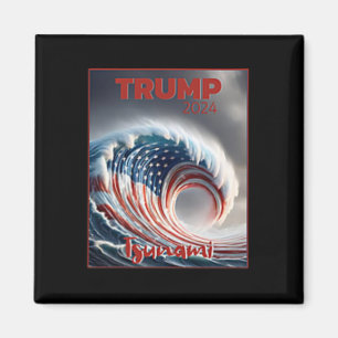 Imán Trump 2024 Ola Roja Tsunami Elecciones EEUU Votaci