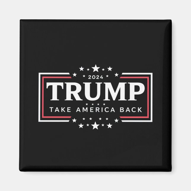 Imán Trump 2024: Recuperar a Estados Unidos (Frente)