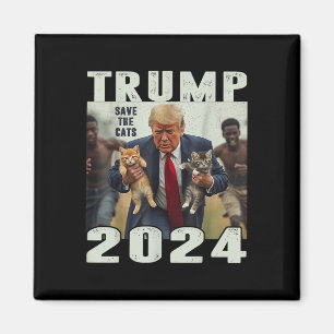 Imán Trump 2024 Salva El Debate De Los Gatos
