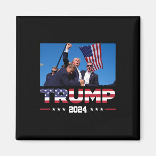 Imán Trump 2024 sobrevivió a tiros en mitin electoral