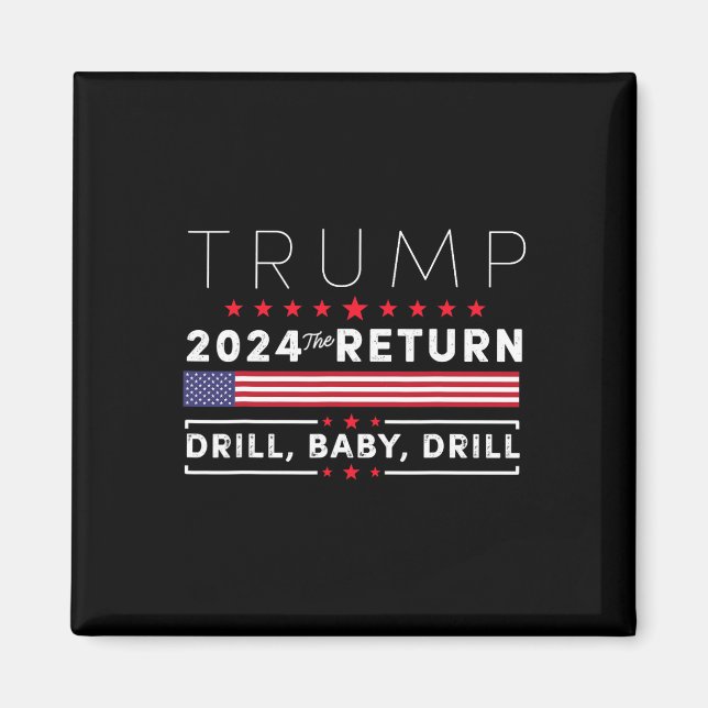 Imán Trump 2024 Taladro By2  (Frente)