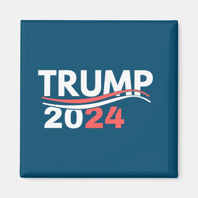 Imán trump 2024, trump 2024 el regreso, biden no es mi (Frente)