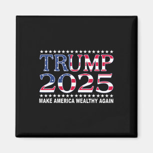 Imán Trump 2025 Bandera de EE. UU. Enriquecer a Estados