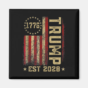 Imán Trump 2028 vota por Donald Trump Estados Unidos