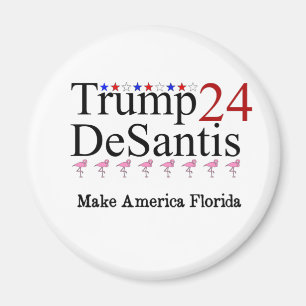 Imán Trump 24 DeSantis hace a Estados Unidos Florida
