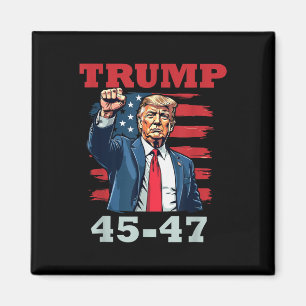 Imán Trump 45-47: Audaz diseño presidencial para Trump