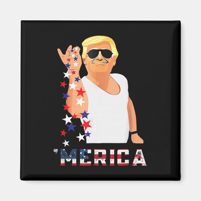Imán Trump 4 de Julio  (Frente)