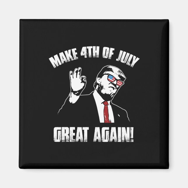 Imán Trump 4 de julio  (Frente)