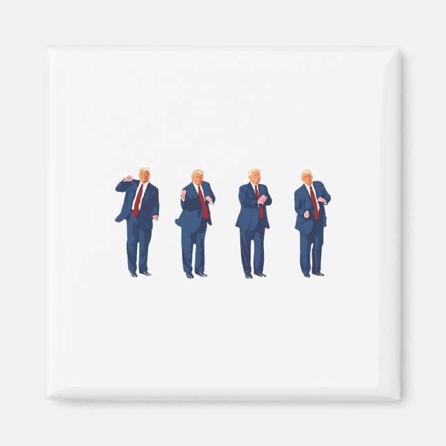 Imán Trump Baila 4 De Julio De 2024 (Frente)