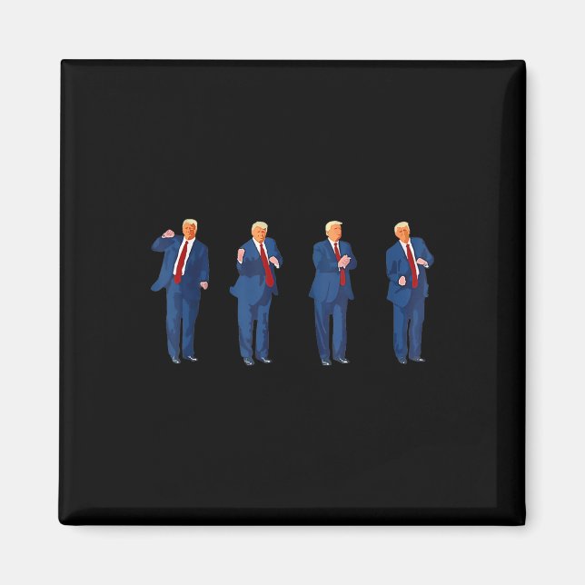 Imán Trump Baila 4 De Julio De 2025 (Frente)