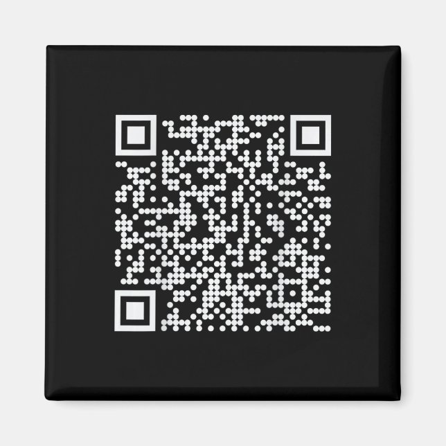 Imán Trump baila Qr Funny código de baile del president (Frente)