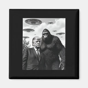 Imán Trump Bigfoot Ovni Encuentro Alien Extraterrestre