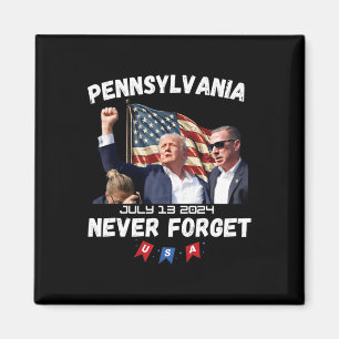 Imán Trump Butler Pennsylvania nunca se olvida