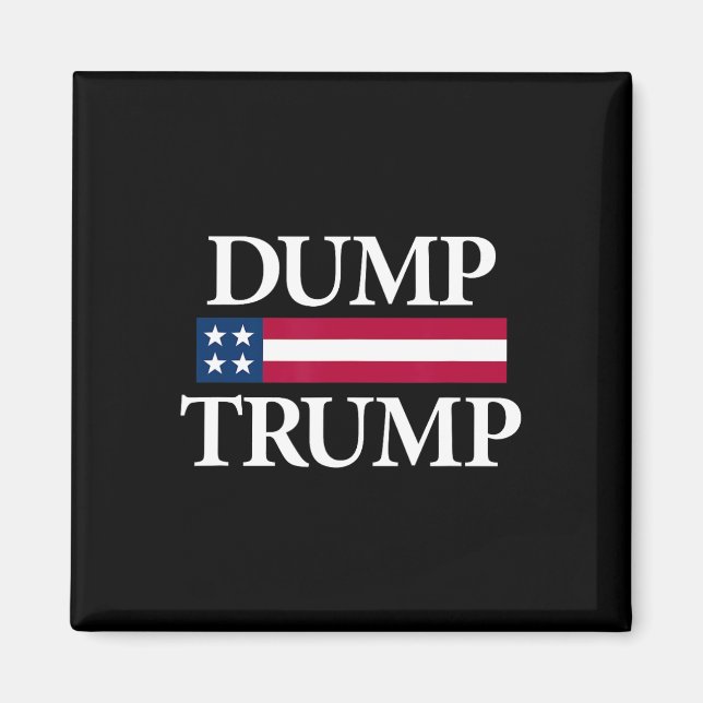 Imán Trump Camisetas negro unida adulta política modern (Frente)