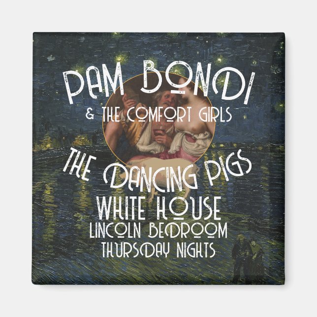 IMÁN TRUMP COMFORT GIRLS BONDI NOEM GABBARD (Frente)