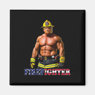 Imán Trump como bombero ambulante Trump 2024