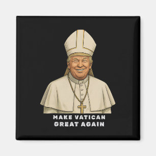 Imán Trump como Iglesia del Vaticano