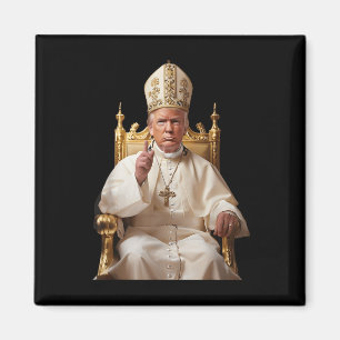Imán Trump como Iglesia del Vaticano