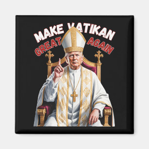 Imán Trump como Iglesia del Vaticano