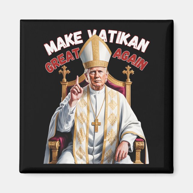 Imán Trump como Iglesia del Vaticano (Frente)