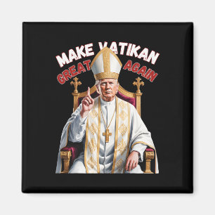 Imán Trump como Iglesia del Vaticano