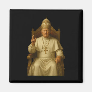 Imán Trump como Iglesia del Vaticano El Papa es gracios