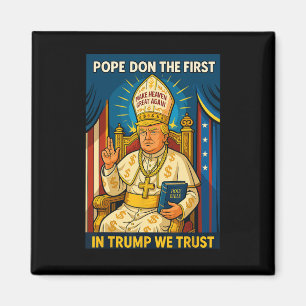 Imán Trump como Papa de la Iglesia del Vaticano - Meme