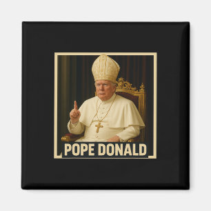Imán Trump como Papa de la Iglesia del Vaticano Trump D