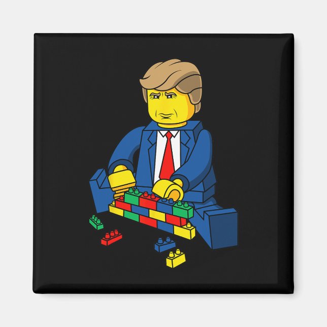 Imán Trump Construye Una Camisa De Muro (Frente)