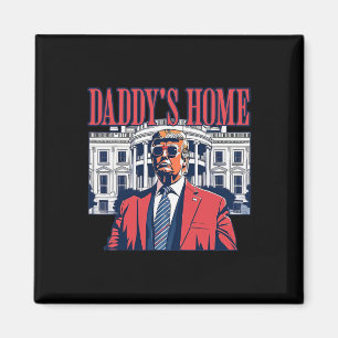 Imán Trump Daddys Casa Blanca Bandera Estadounidense Vi