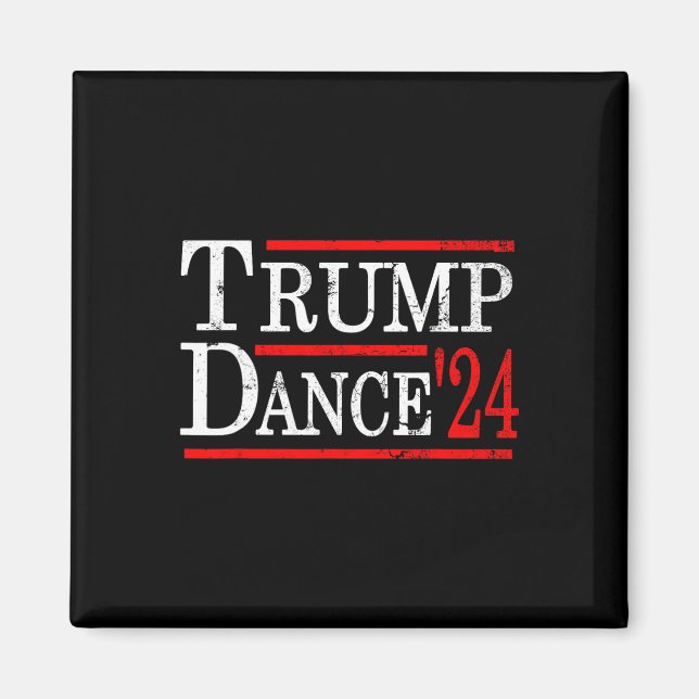 Imán Trump Dance 2024 Trump Vance Divertido Partido Rep (Frente)