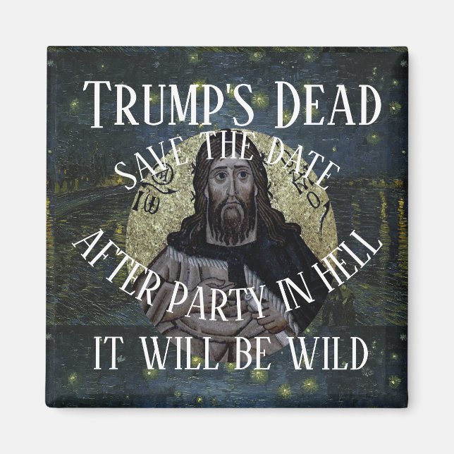 Imán Trump Dead After Party in Hell It will be Wild (Frente)