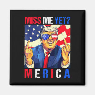 Imán Trump Dedo Medio Me Extrañas Bandera Americana 4 