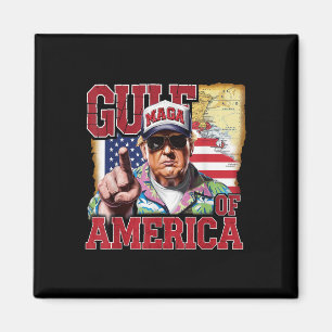 Imán Trump, Del Golfo De Ee.Uu., Saludo Desde El Patrio
