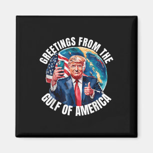 Imán Trump, Del Golfo De Ee.Uu., Saludo Desde El Patrio