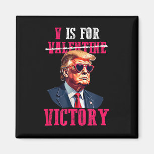 Imán Trump Día de San Valentín V Es Por La Victoria Tru
