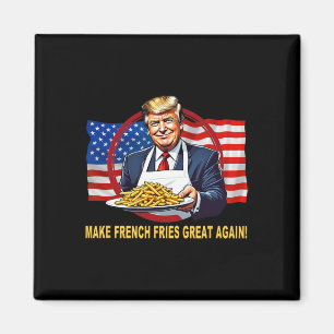 Imán Trump Divertido Hacer Que Las Papas Fritas Sean Ge