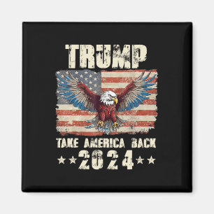 Imán Trump Eagle Eagle Eeuu President 2024 Recuperar Es