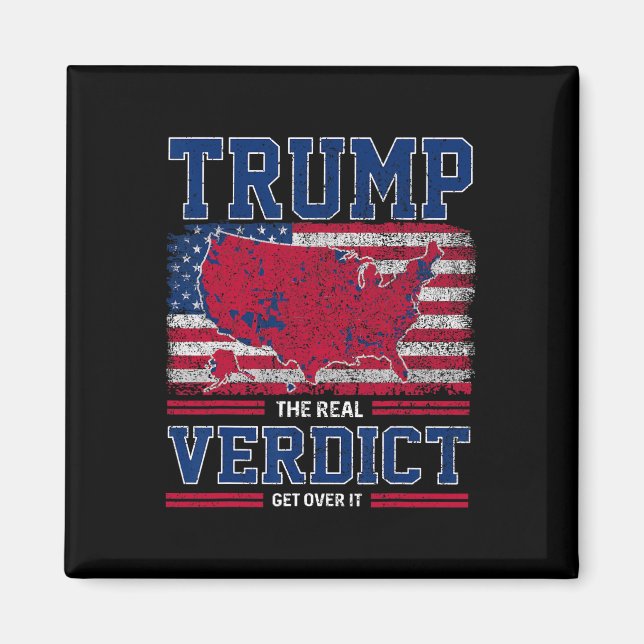 Imán Trump: El Veredicto Real Supera Su Bandera Estadou (Frente)