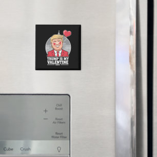 Imán Trump es mi San Valentín Día de San Valentín Retro