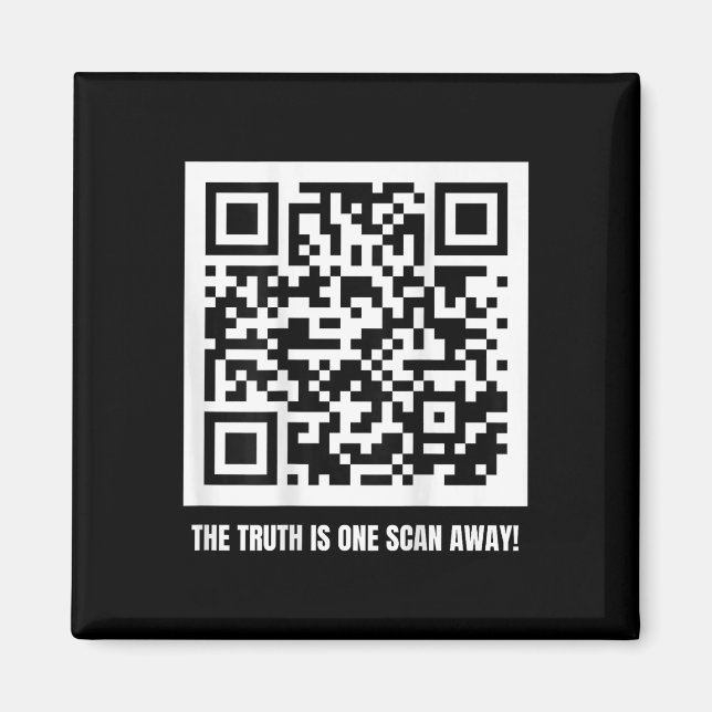 Imán Trump es tu presidente - Qr Trump Código (Frente)