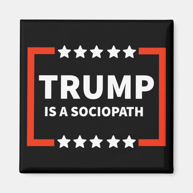 Imán Trump es un sociópata 1 (Frente)