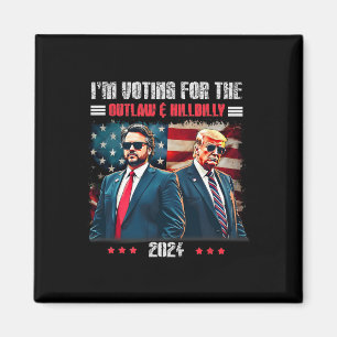 Imán Trump Estoy votando por el forajido y Hillbilly Tr