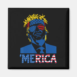Imán Trump Feliz 4 De Julio Regalos De Bandera Estadoun